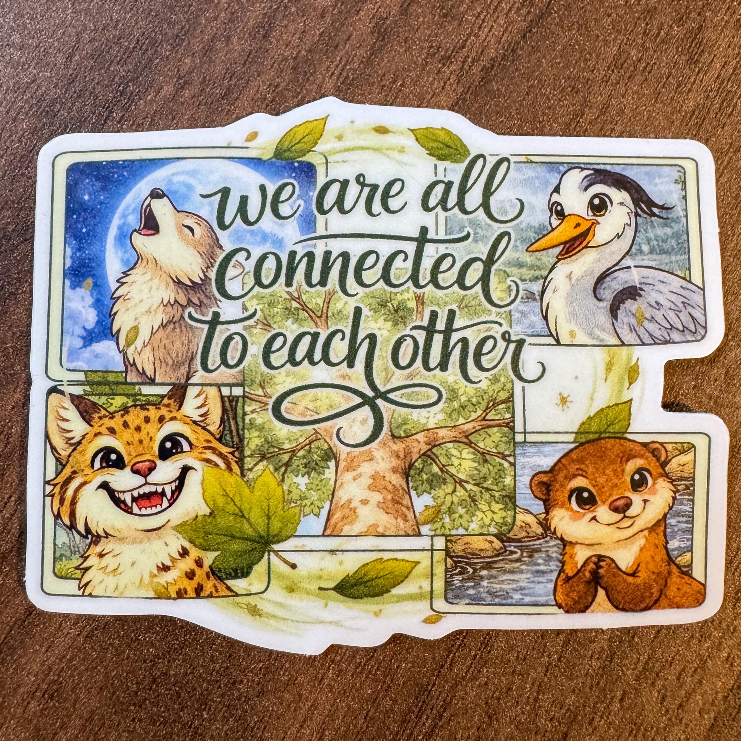 All Connected Colors of the Wind Sticker