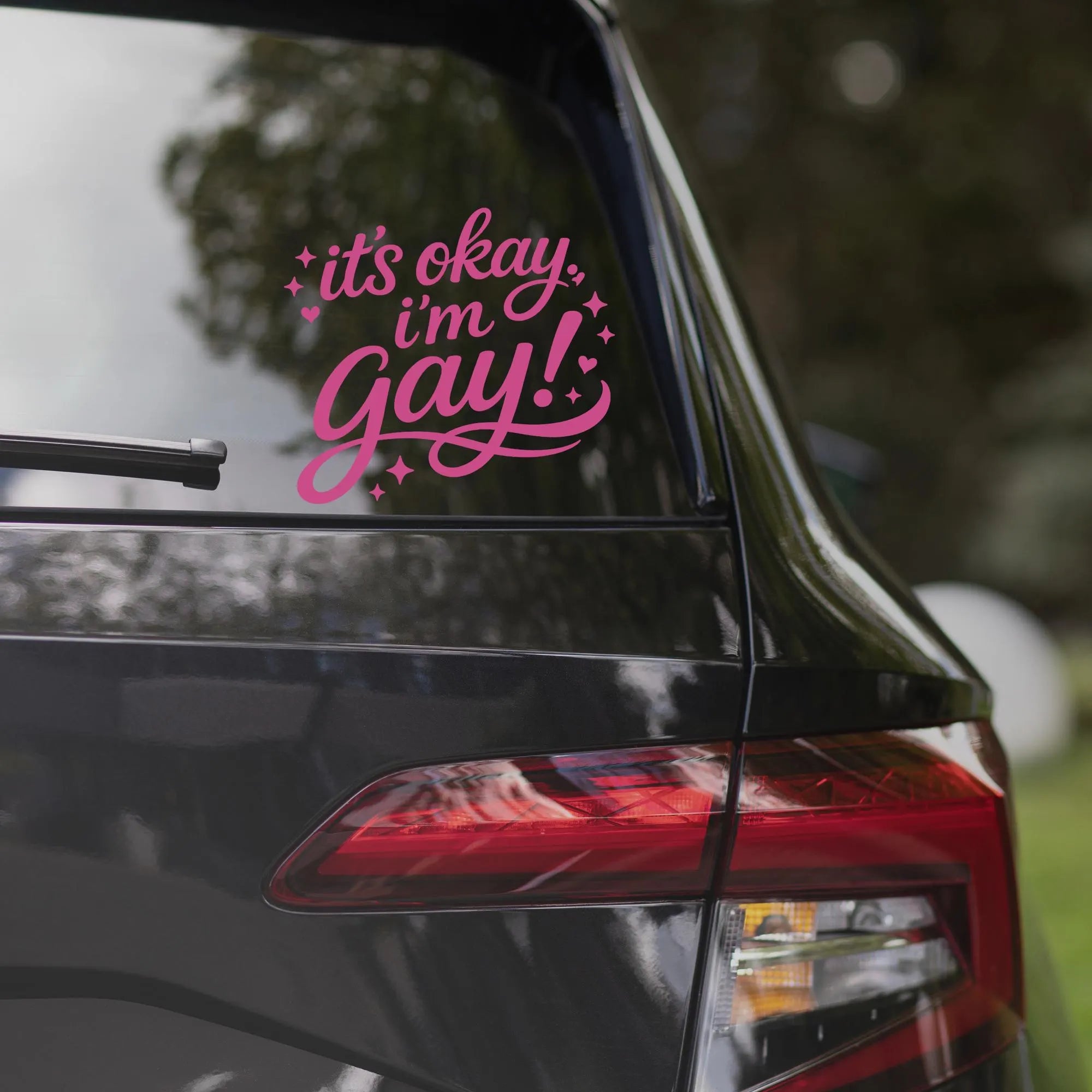It’s Okay, I’m Gay | LGBTQ Pride Sticker & Transfer Decal