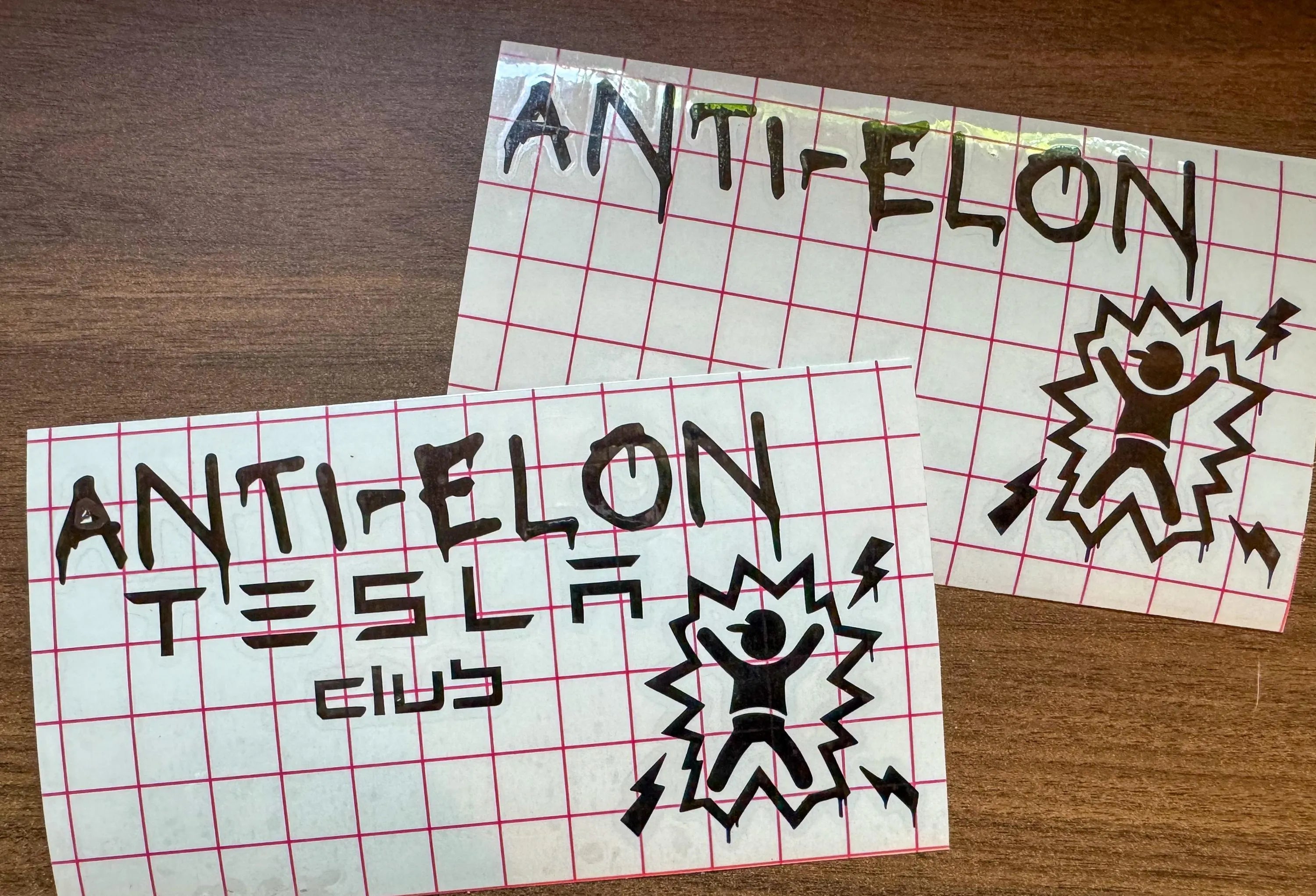 Anti‑Elon EV Decal — Funny Electric Car Sticker