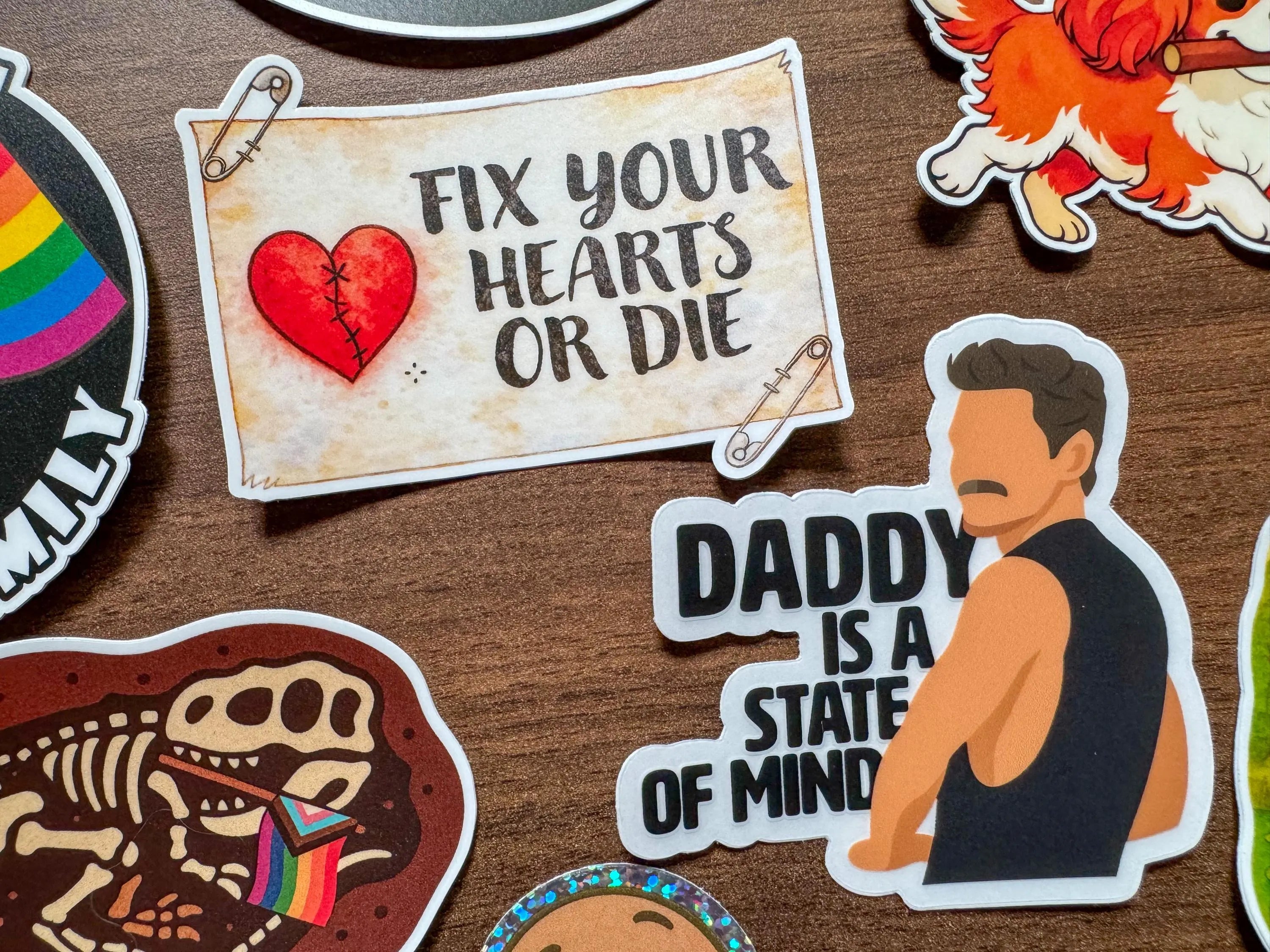 Pedro Pascal Sticker – “Daddy Is a State of Mind”