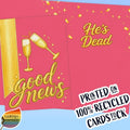 Dark Humor Celebration Card | Villain Era, Finally Free, Good News