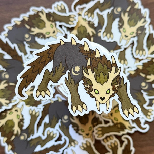 Kul Tiran Feral Cat Druid Sticker