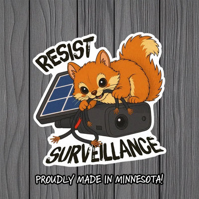Resist Surveillance Sticker