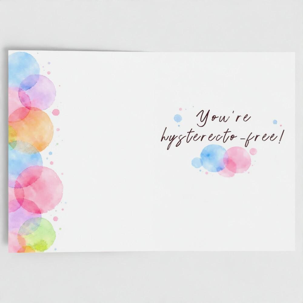 Congratulations on Your HIS‑terectomy Card – Trans Affirming Hysterectomy Card – Gender‑Affirming Surgery Gift