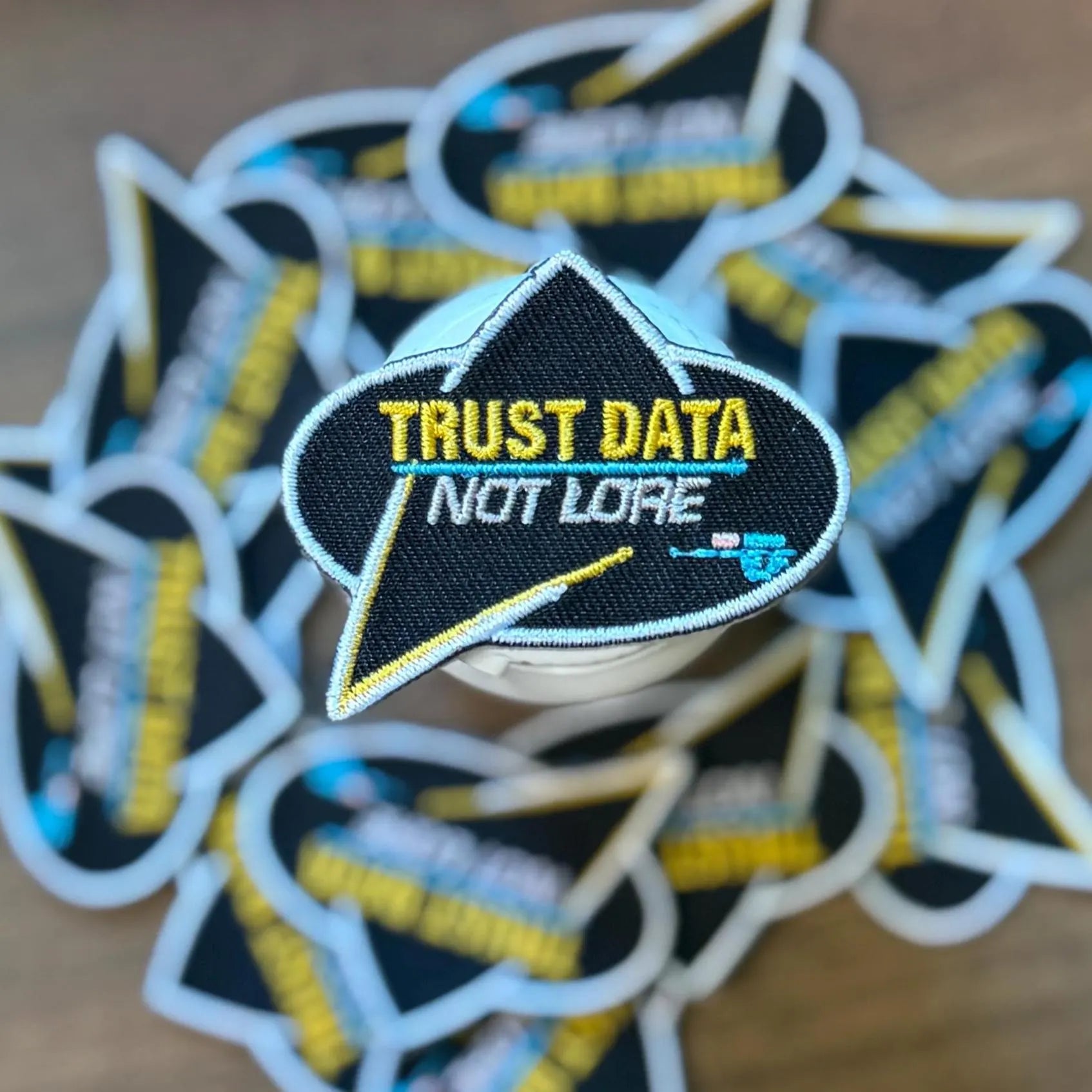 Trust Data Not Lore Embroidered Patch