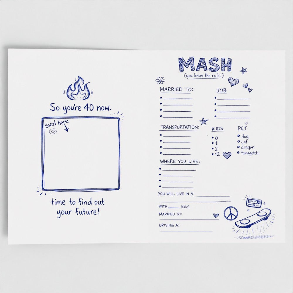 Millennial 40th Birthday Card – "You Didn't Die of Dysentery" | Funny 90s Nostalgia Birthday Card