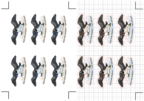 Preparing artwork for print