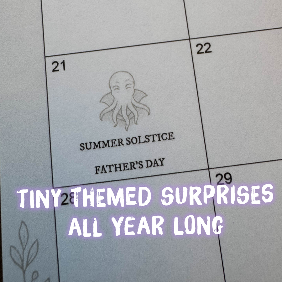 2026 Fantasy Creature Wall Calendar | Cozy D&D Inspired Faerûn Art